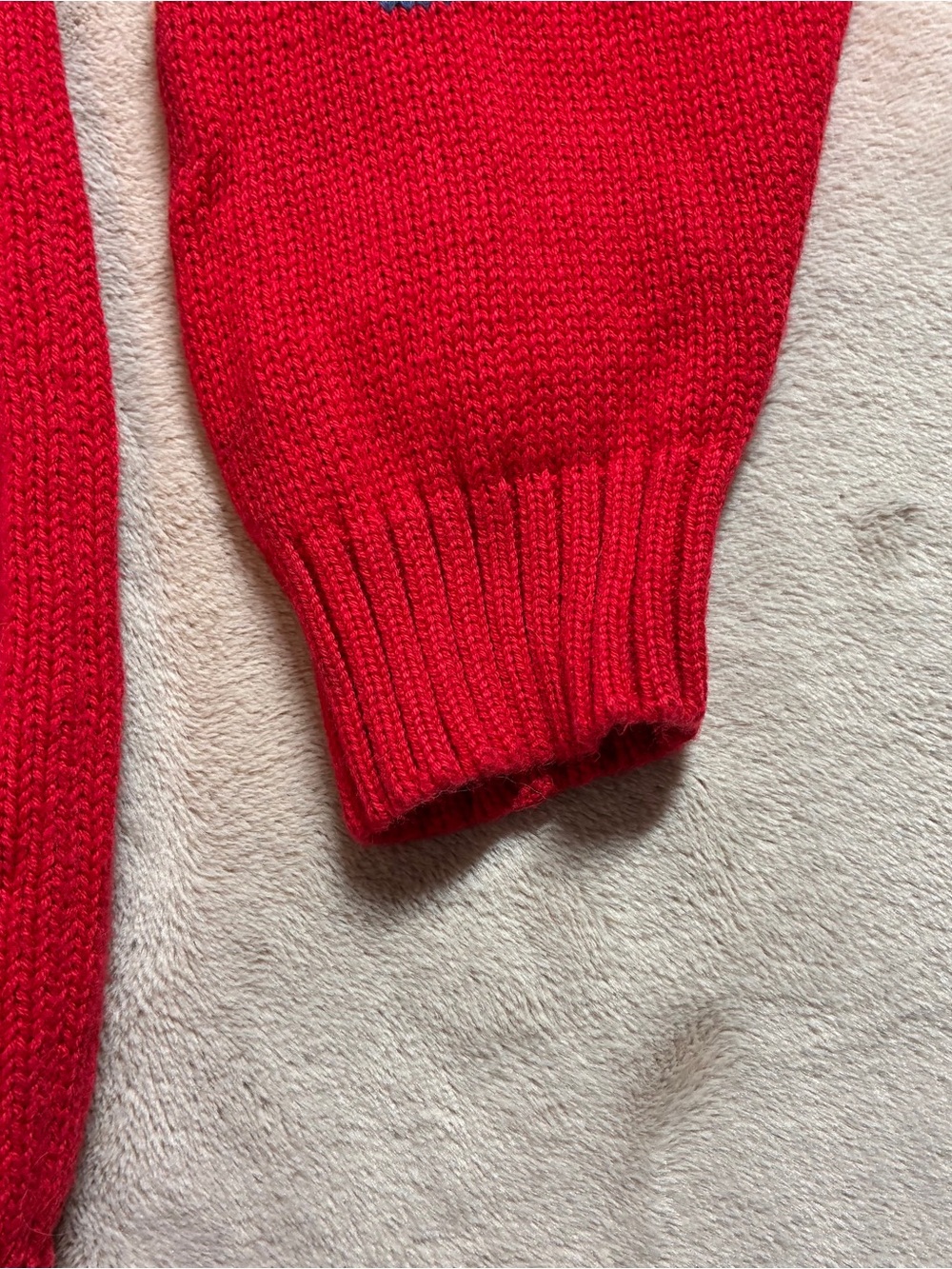 VTG 90s National Wildlife Federation Bird Sweater Cottagecore Women Medium M Red - Picture 8 of 9